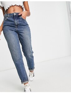 Topshop - Mom jeans blu medio