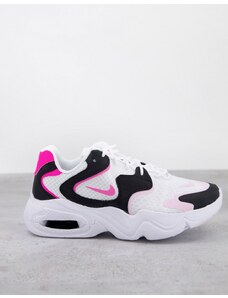 Nike - Air Max 2X - Sneakers bianche e rosa-Bianco