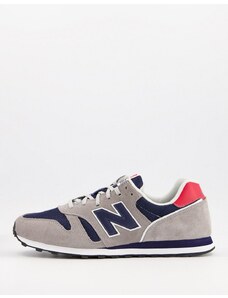 New Balance - 373 - Sneakers grigie e blu navy-Grigio