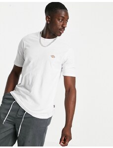 Vans - T-shirt bianco sporco con tasca applicata con toppa