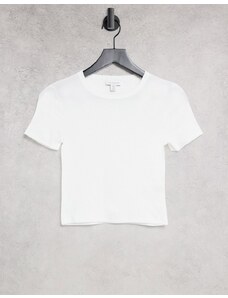 Topshop - T-shirt bianca per tutti i giorni-Bianco
