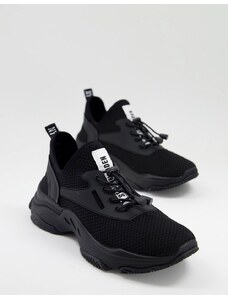 Steve Madden - Match - Sneakers con suola spessa nere-Nero