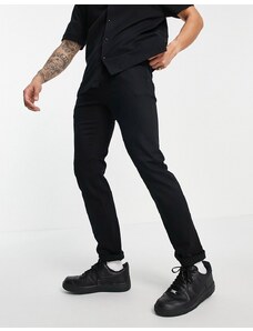 Topman - Jeans slim elasticizzati neri-Nero