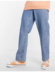 Topman - Jeans ampi lavaggio medio-Blu