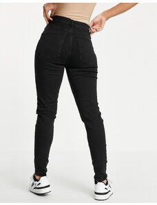 Pimkie - Jeans skinny a vita alta neri - BLACK-Nero