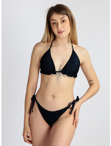 Mermaid Swimwear Costume Bikini Donna Lurex Blu Taglia 46