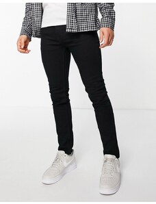 Topman - Jeans skinny elasticizzati neri-Nero