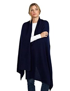 BEAUTELICATE Poncho Mantella di Pelliccia Sintetica Donna Invernale Stola  Scialle con Cappuccio Lavorata a Maglia Cardigan per Cerimonia Festa