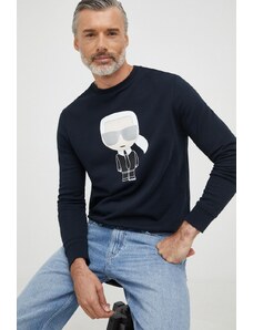Karl Lagerfeld felpa in cotone