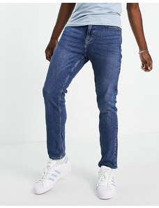 New Look - Jeans slim fit lavaggio blu medio