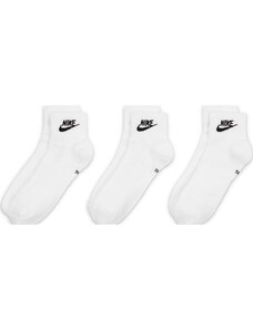 Nike - Everyday Essential - Confezione da 3 paia di calzini bianchi corti-Bianco