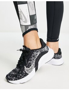 Nike Training - SuperRep Go 3 - Sneakers flykit nere e bianche-Bianco