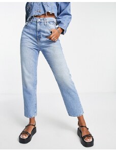Pull&Bear - Jeans a vita alta blu medio