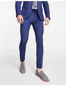 Topman - Pindot - Pantaloni super skinny blu navy