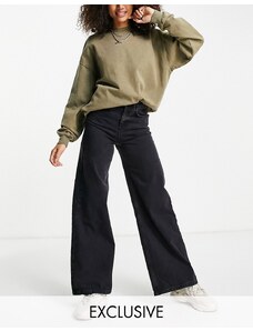 Reclaimed Vintage Inspired - '88 - Jeans a fondo ampio nero slavato
