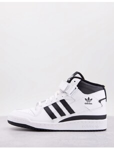 adidas Originals - Forum - Sneakers alte bianche e nere-Bianco