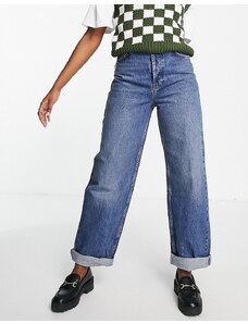 Topshop - Mom jeans oversize blu medio