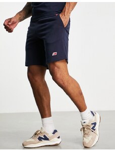 New Balance - Pantaloncini blu navy con logo piccolo