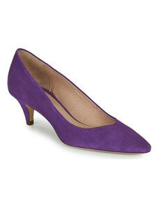 stiletto Scarpe decolte eleganti donna tacco 8 bianco rosa viola azzurro 9321 