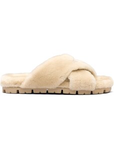 Pantofole piatte Open Toe estive per donna ciabatte piatte in nappa con  chiusura in metallo infradito Slip On scarpe da spiaggia in pelle pantofole