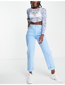 ASOS DESIGN - Mom jeans a vita alta extra larghi blu chiaro
