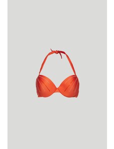 TWINSET Bikini Top Balconette Arancione Glitter