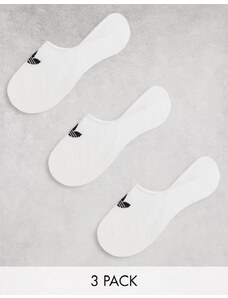 adidas Originals - Confezione da 3 fantasmini bianchi-Nero