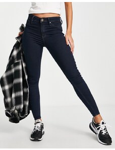 River Island - Molly - Jeans skinny a vita medio alta modellanti indaco scuro-Blu