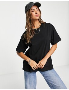 ASOS DESIGN - T-shirt oversize nera-Nero