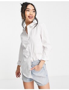 JDY - Camicia oversize bianca-Bianco