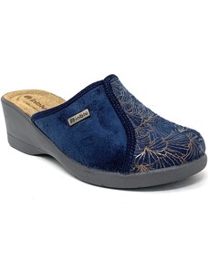 inblu Ciabatte Donna Invernali Pantofole Chiuse Plantare Vera Pelle comode  Calde CF27 (40 EU 