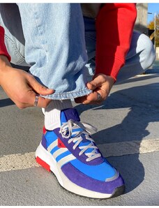 adidas Originals - Retropy F2 - Sneakers blu e rosse