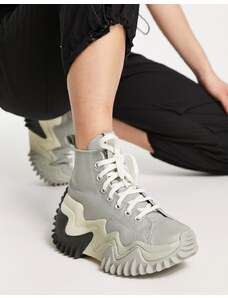 Converse - Run Star Motion - Sneakers alte grigio sfumato con plateau
