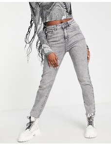 Vero Moda - Brenda - Jeans dritti in denim grigio slavato