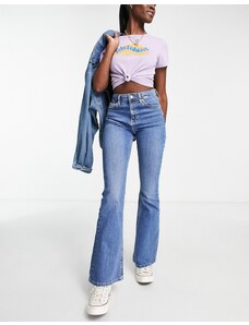 Topshop - Jamie - Jeans a zampa blu medio