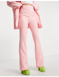 Public Desire - Pantaloni da abito rosa in coordinato