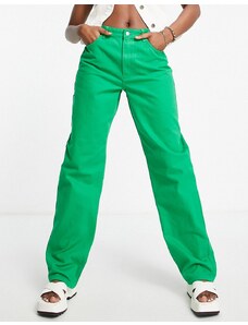 NA-KD x Melissa Bentsen - Jeans ampi verdi-Verde