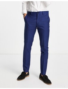 Jack & Jones Premium - Pantaloni da abito slim blu acceso