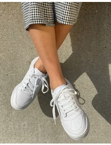 Truffle Collection - Sneakers chunky flatform bianche-Bianco