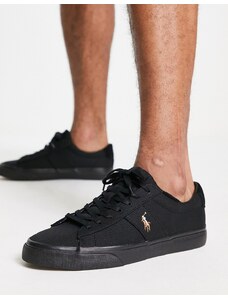 Polo Ralph Lauren - Sayer - Sneakers nere con logo-Nero