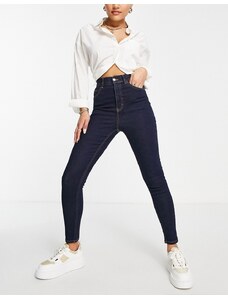 Topshop - Jamie - Jeans indaco con supporto nascosto-Blu
