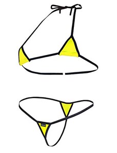 Sohimary 216 Donna Molto Mini Perizoma String Bikini XS S M 38 40 42 44 Giallo