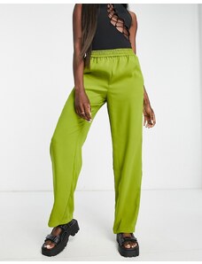 JJXX - Poppy - Pantaloni dad sartoriali verde lime