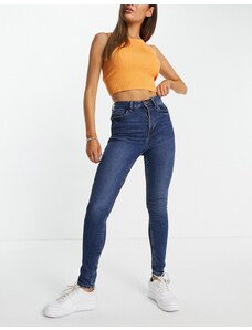 New Look - Jeans skinny push-up modellanti blu medio