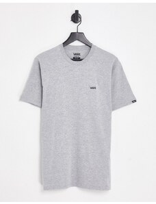 Vans - Left Chest - T-shirt unisex grigio mélange con logo