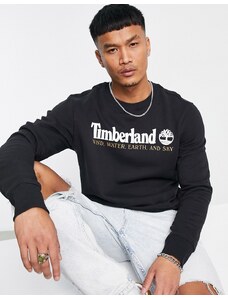 Timberland - YC Core - Felpa nera con logo sul davanti-Nero