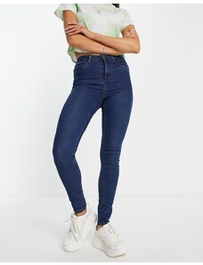 Noisy May - Gaga - Jeans skinny a vita medio alta in denim lavaggio blu medio