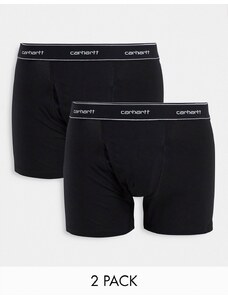 Carhartt WIP - Confezione da 2 boxer in cotone neri-Nero