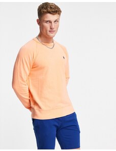 Polo Ralph Lauren - Felpa leggera con logo del giocatore di polo, colore pesca-Arancione