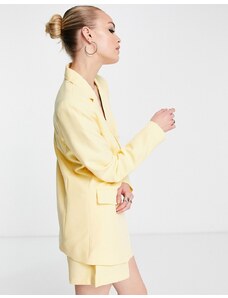 Vila - Blazer sartoriale da abito giallo limone